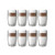 ZWILLING Sorrento 8 Piece Latte Glass Set - Value Pack, Transparent