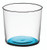 LSA International Coro Tumbler 310ml Lagoon - set of 4