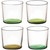 LSA International Coro Tumbler 310ml Leaf - set of 4