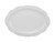 Florence Scalloped Oval Platter White 35x25cm