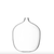 Vessel Wide Vase Clear 35cm