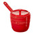 STAUB Ceramique 9 cm Ceramic Round Sugar Bowl, Cherry
