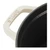 STAUB La Cocotte 3.7 L Cast Iron Round Cocotte, Cream