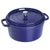 STAUB La Cocotte 6.75 L Cast Iron Round Cocotte, Dark-Blue (Visual Imperfections - B STOCK)