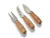 Berard Cheese Knife Set, 3pc, 5.25"/13.3cm, Olivewood