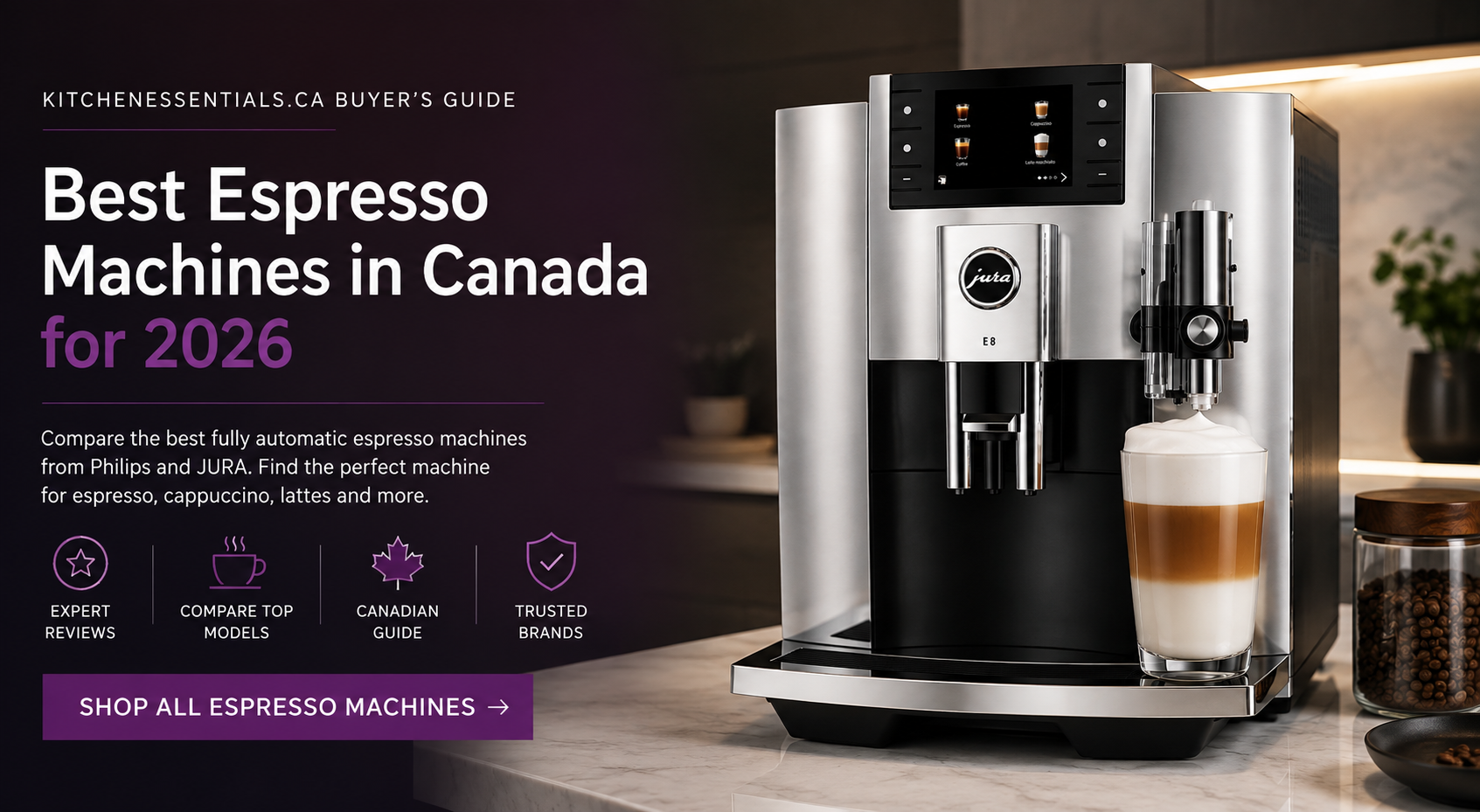 Best Espresso Machines in Canada for 2026