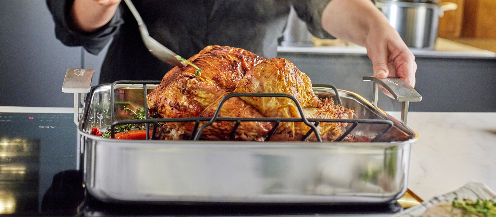 Roasting Pans – Stainless Steel Roasters and Deep Turkey Pans