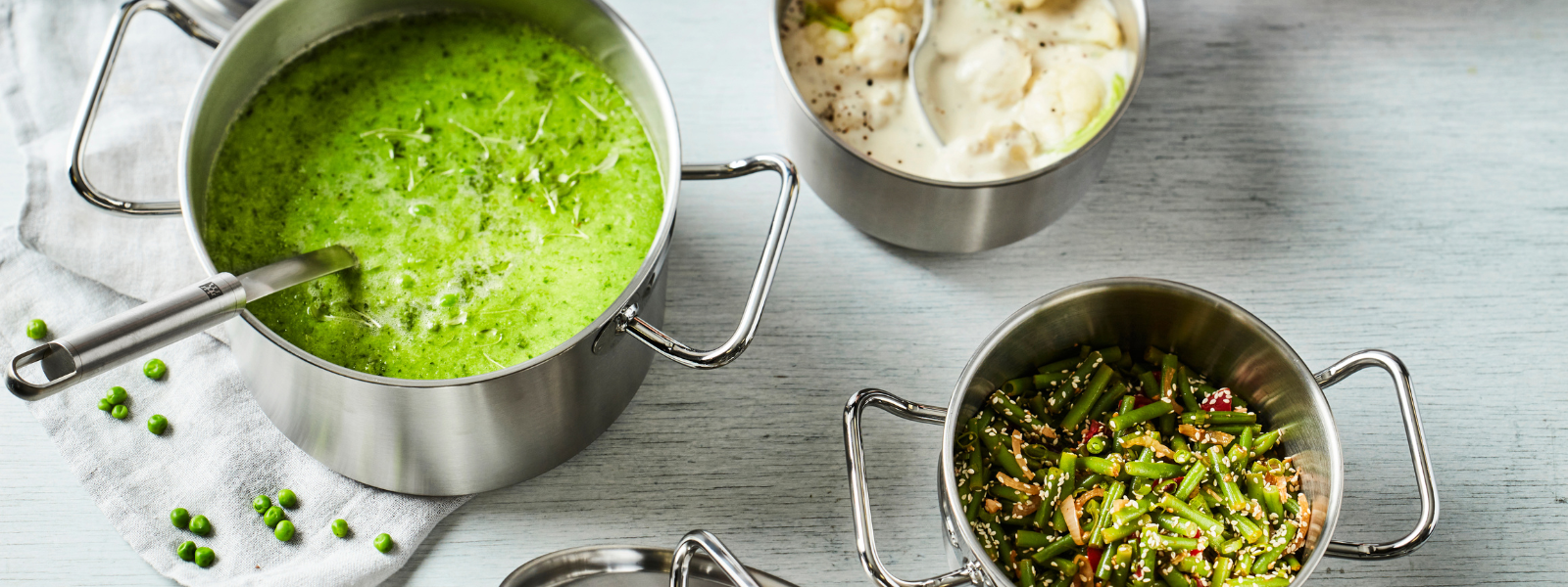 Premium Cookware Collection from KitchenEssentials.ca featuring All Clad, Staub, Demeyere, and De Buyer cookware