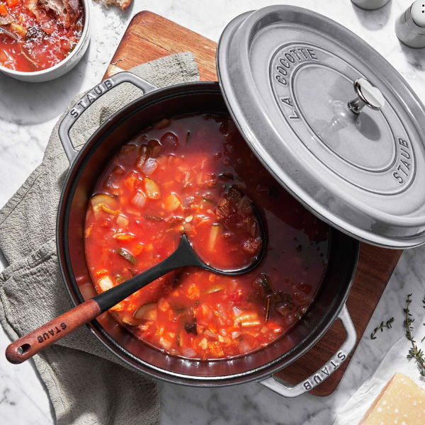 Staub La Cocotte 6.75 L Cast Iron Round Cocotte Graphite Grey