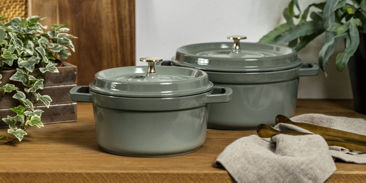 Staub Eucalyptus cookware collection