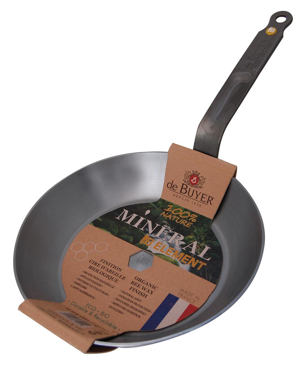 de Buyer Mineral B Steel Fry Pan 28cm - KitchenEssentials.ca