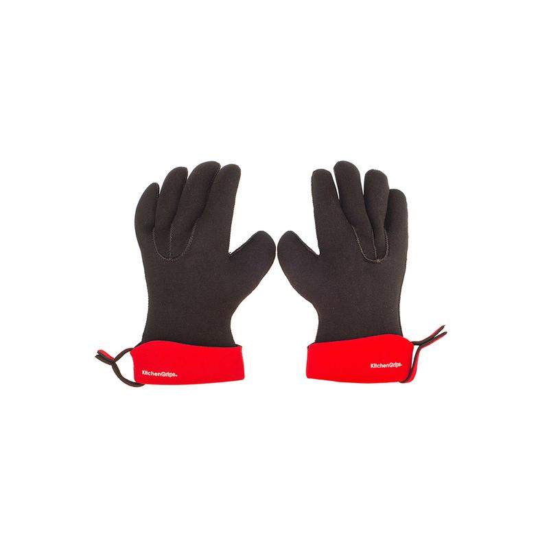 Kitchen Grip 2-Piece 5-Finger Chefs Kitchen Gloves