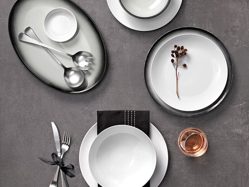 Coupe Bowl Maxwell And Williams Caviar Granite Dinner Set Maxwell