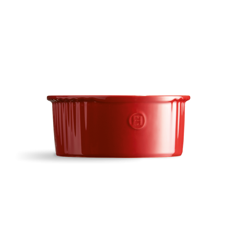 Emile Henry Souffle Dish - 9 X 8.3 Inch Clay Baker From France