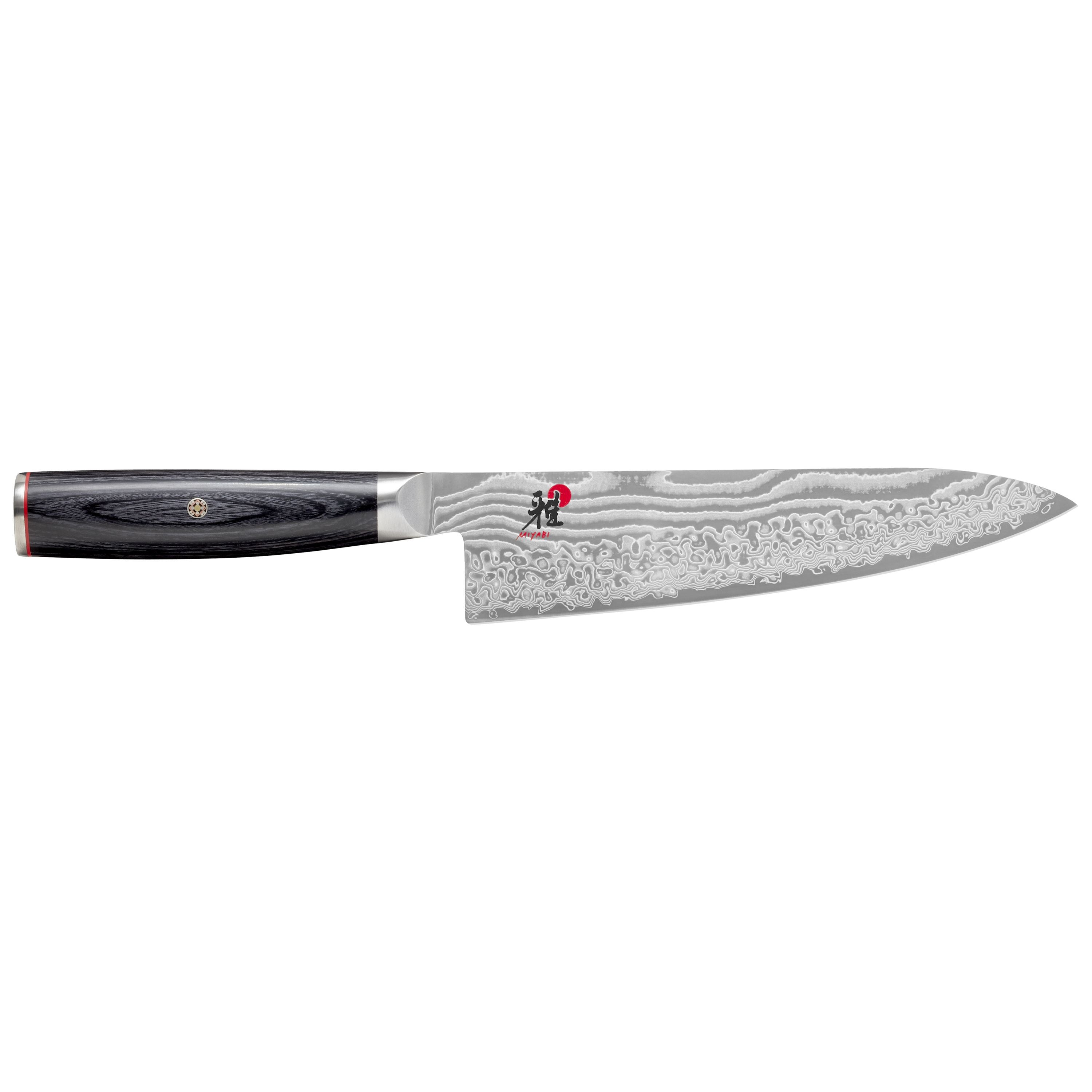MIYABI 5000 FC-D 8 inch Gyutoh, Black - KitchenEssentials