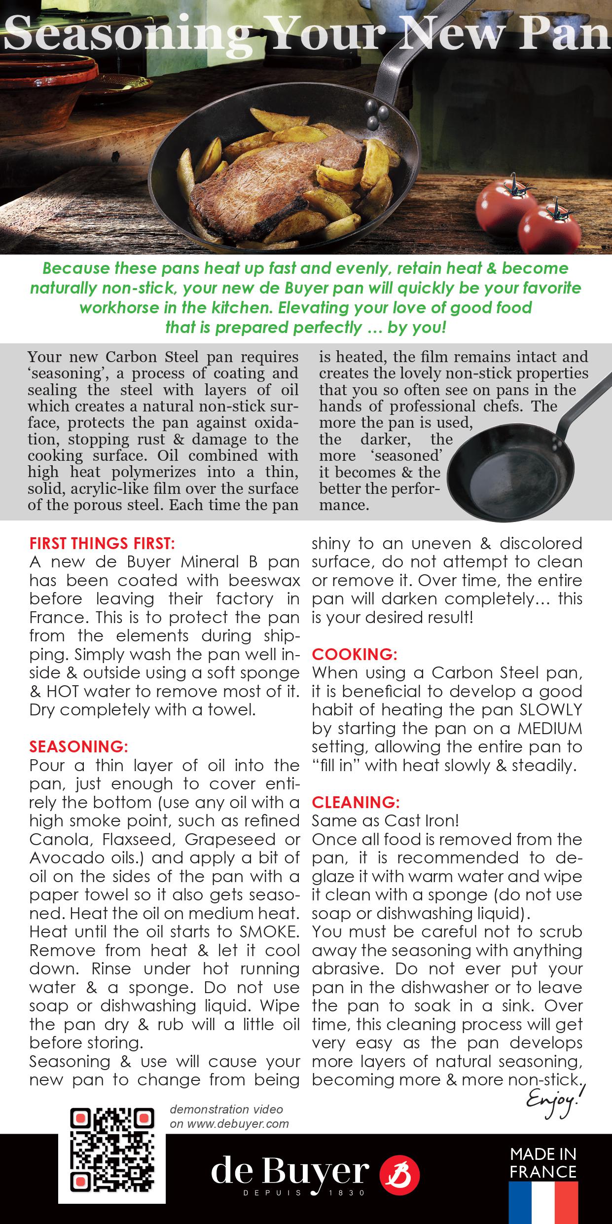 Seasoning Your New Pan KitchenEssentials.ca