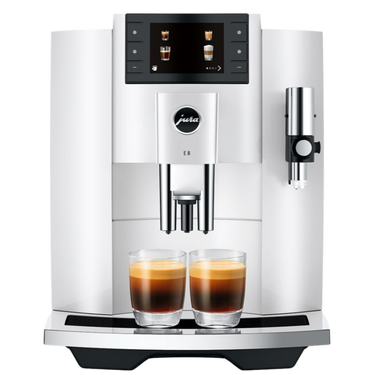Jura E8 Piano White Automatic Coffee Machine