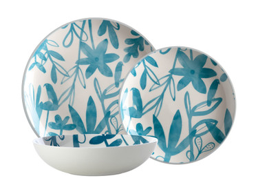 Maxwell & Williams Dusk Blue 12-Piece Dinnerware Set