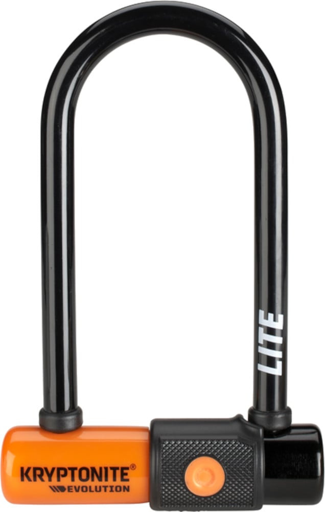 Kryptonite Evolution Lite Mini-6 U-Lock 7cm x Black/Orange