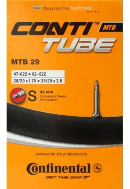 Continental 42mm Presta Valve MTB Tube Pushys