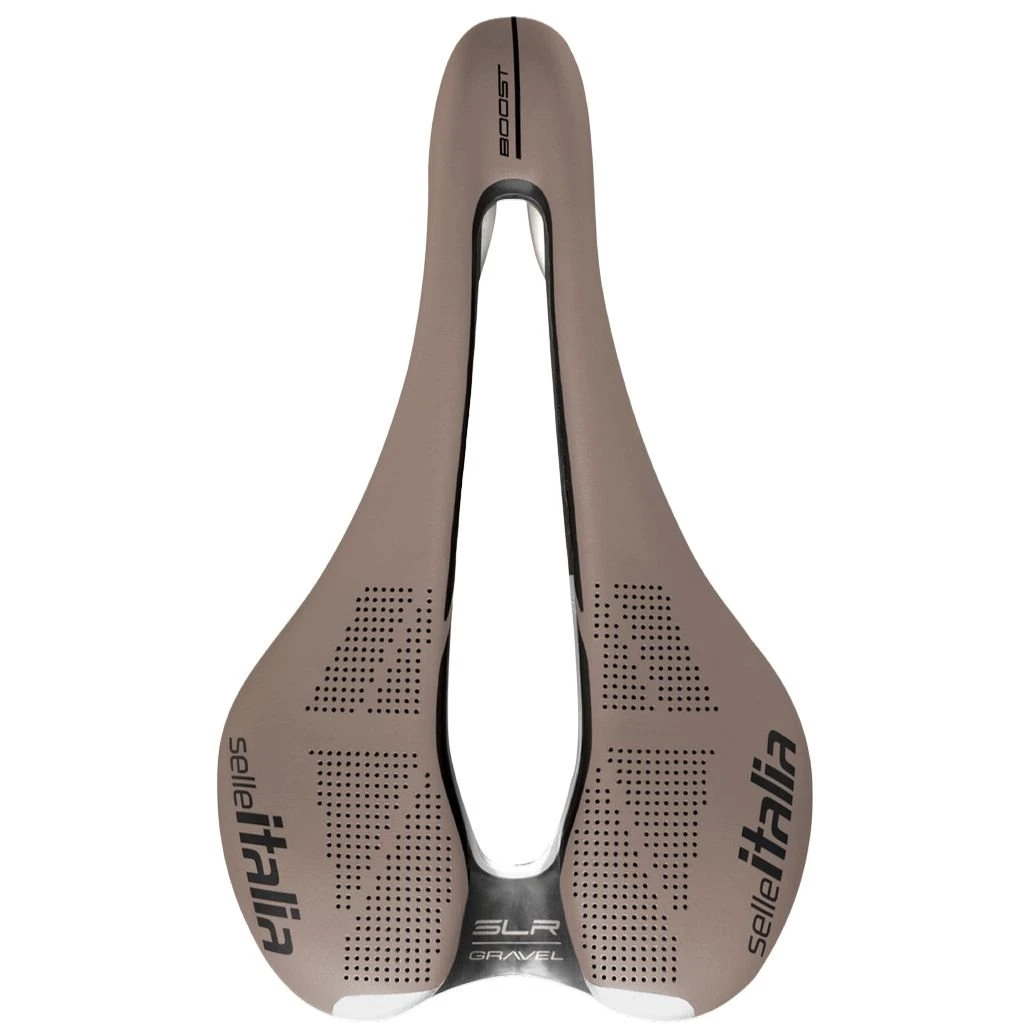 Selle Italia FLITE Boost Gravel TI 316 Superflow – Cadre Titane, Rembourrage Léger, Amorti, Taille S3, Marron