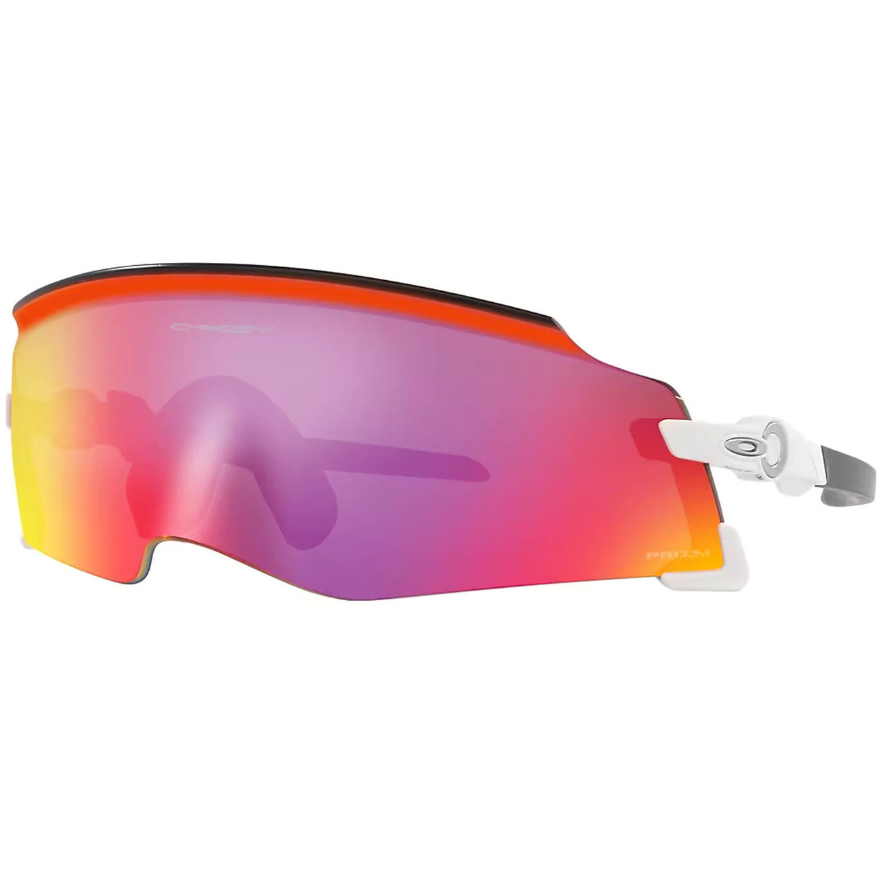 Oakley Kato Prizm Road Lenses White Frame Sunglasses - Pushys
