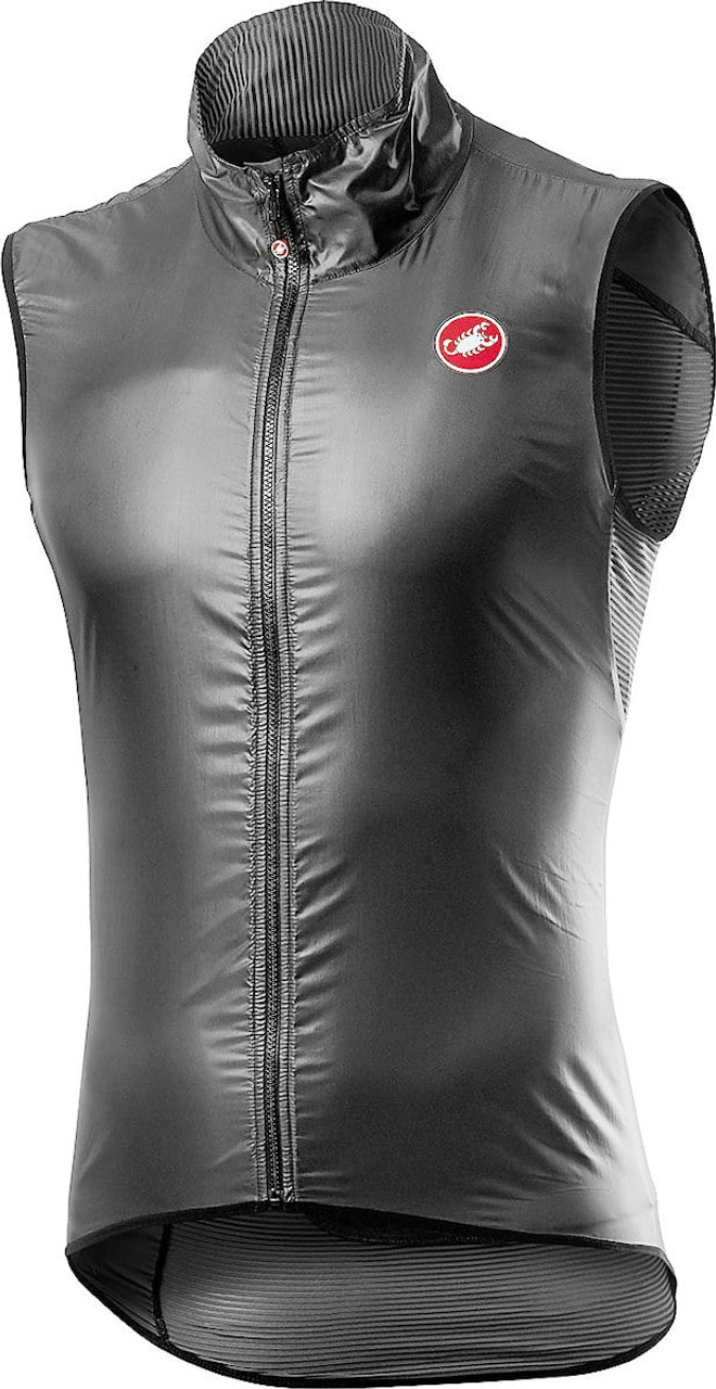 Castelli ウィンドジレ ARIA VEST XS ダークグレー Vests