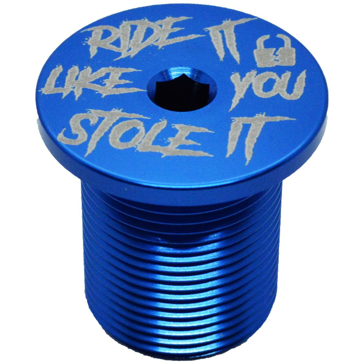 Capped Out Ride It Like You Stole It M24 BMX Stem Cap - Pushys