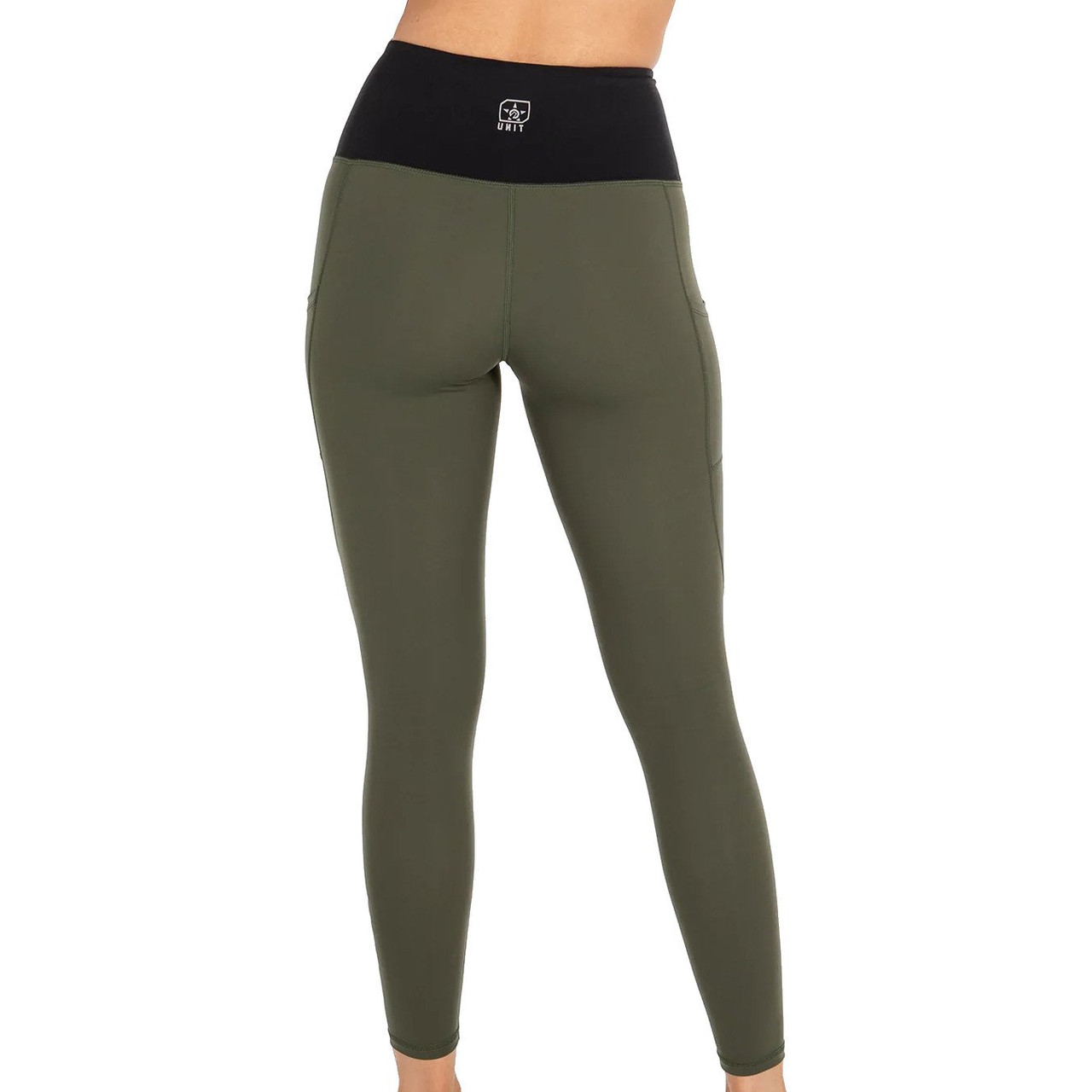 UNIT Energy Active Womens Leggings Military Green 2022 - Pushys