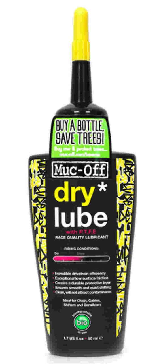 Muc-Off Bio Dry PTFE Chain Lube 50mL Bottle - Pushys