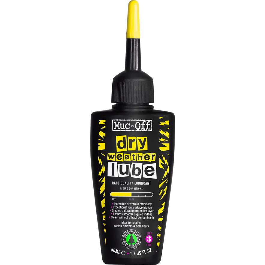 Muc-Off Bio Dry PTFE Chain Lube 50mL Bottle Pushys