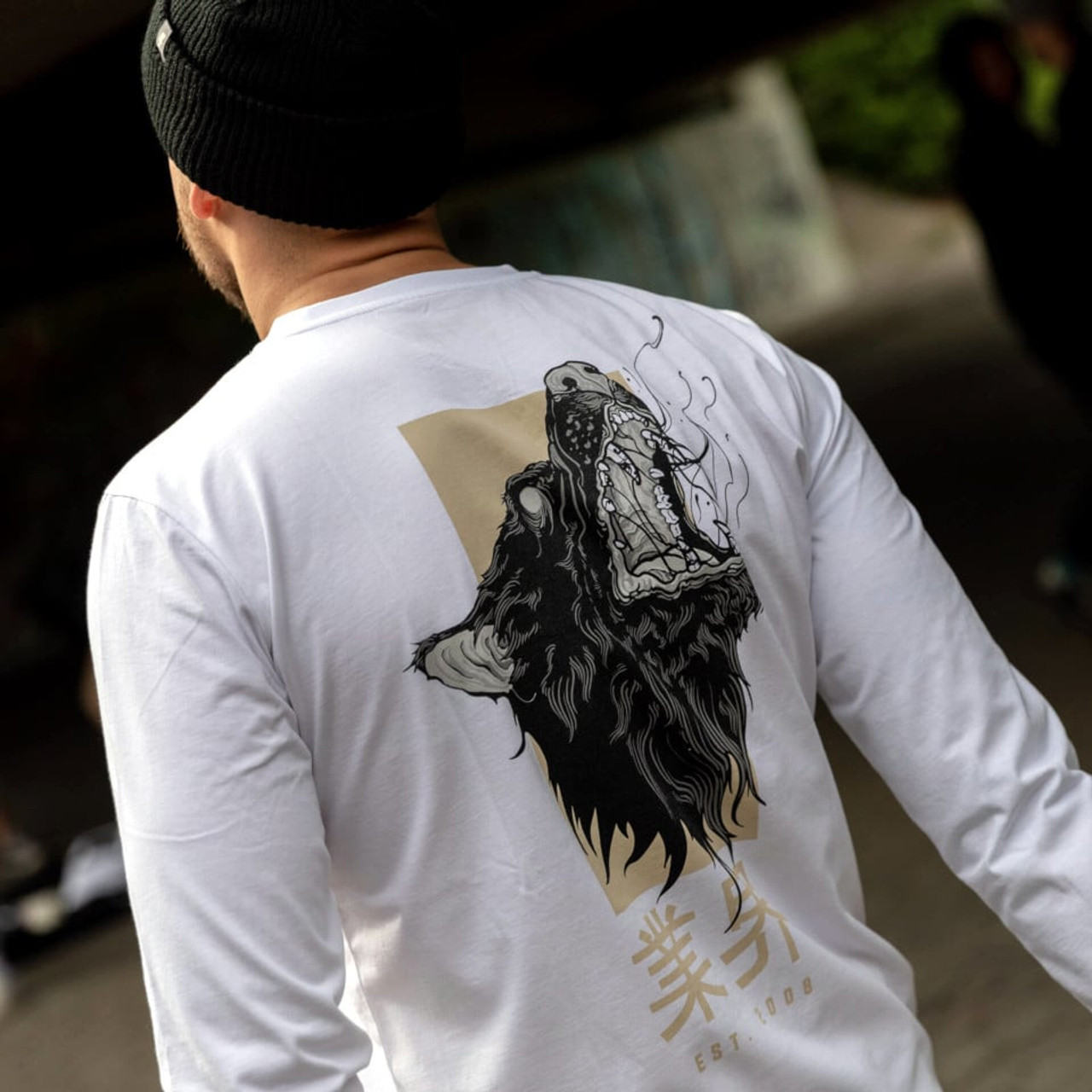 YT Okami LS T-Shirt White - Pushys