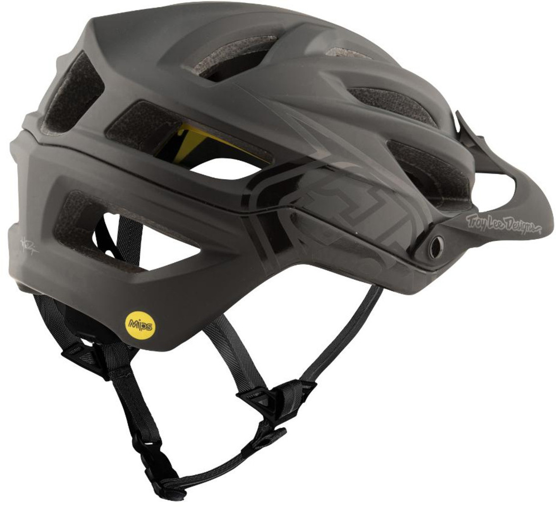 Troy Lee Designs A2 AS MIPS Helmet Decoy Black Pushys