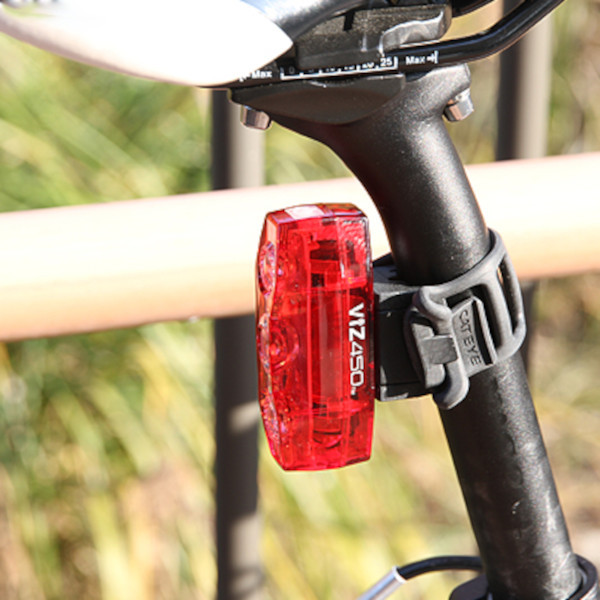 Cateye ViZ450 USB Rechargeable Rear Light 450 Lumens Pushys