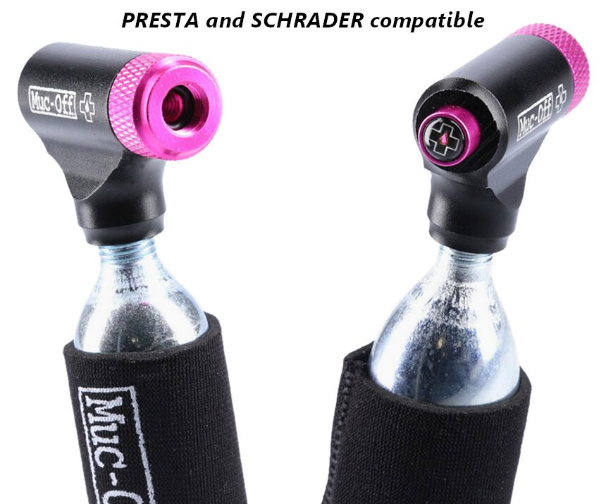 Muc-Off Road Bike Inflator Kit 16g Pushys