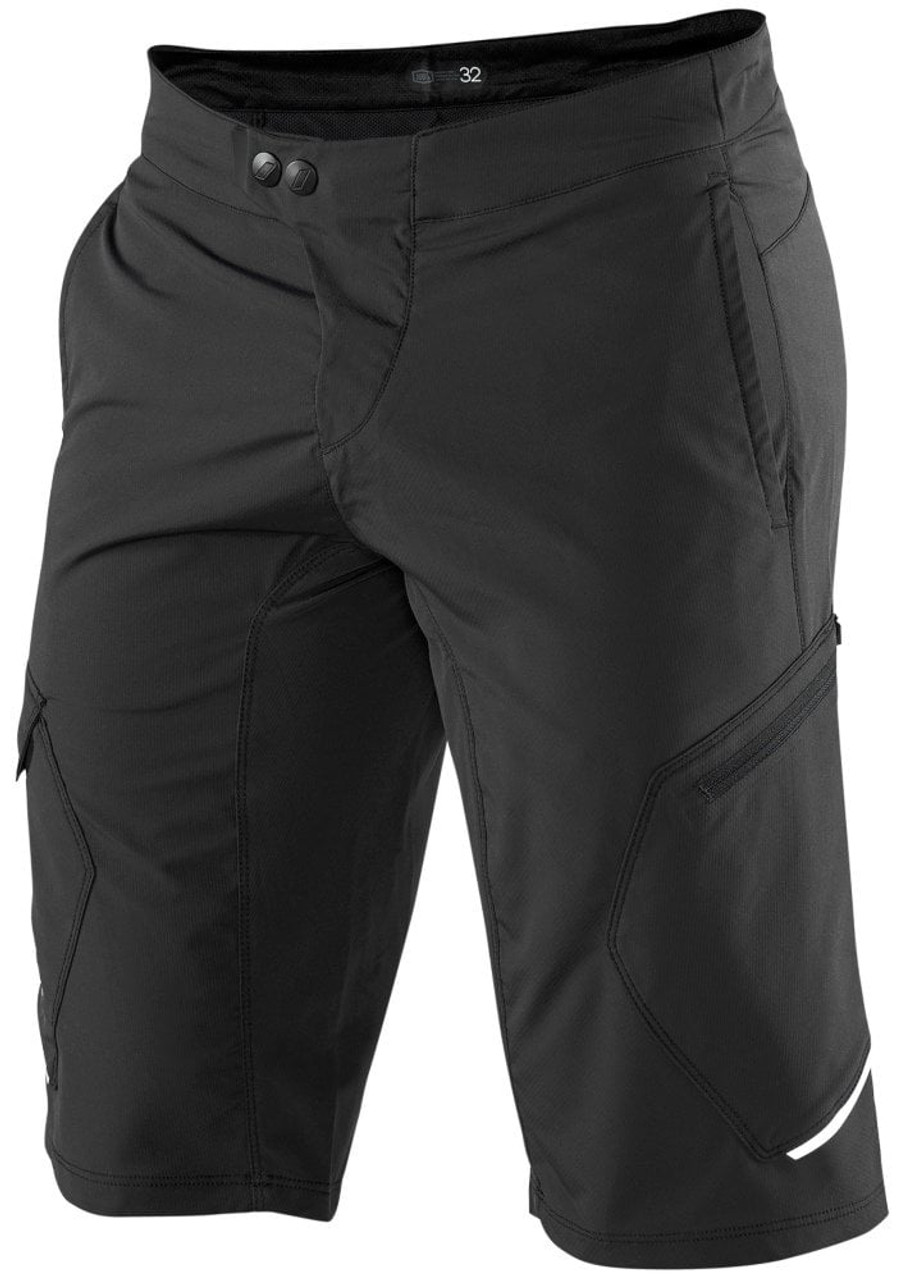 100 Ridecamp Youth MTB Shorts Black 2021