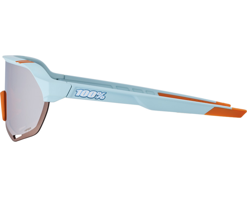 Lunettes De Cyclisme 100% S2 Soft Tact - Verres Miroir Argent - Monture Two Tone - Neuf