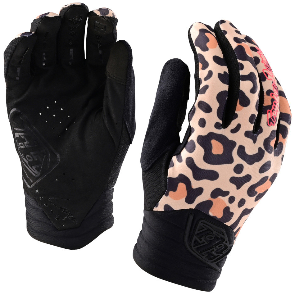 Troy Lee Designs Ace 2.0, Guantes Unisex Adulto Negro de Ciclismo con Ventilación y