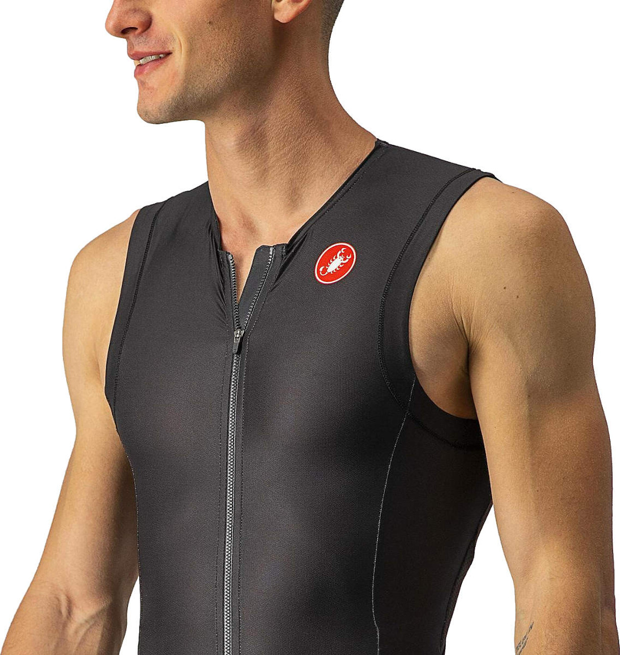 Castelli Free Sanremo 2 Sleeveless Tri Suit Black - Pushys