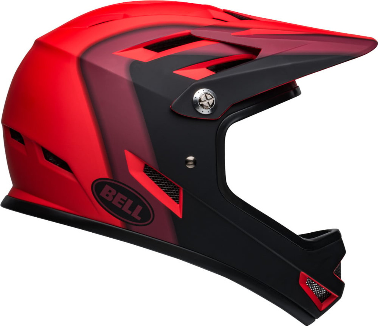 Bell Sanction MTB Helmet Matte Red/Black Presence - Pushys