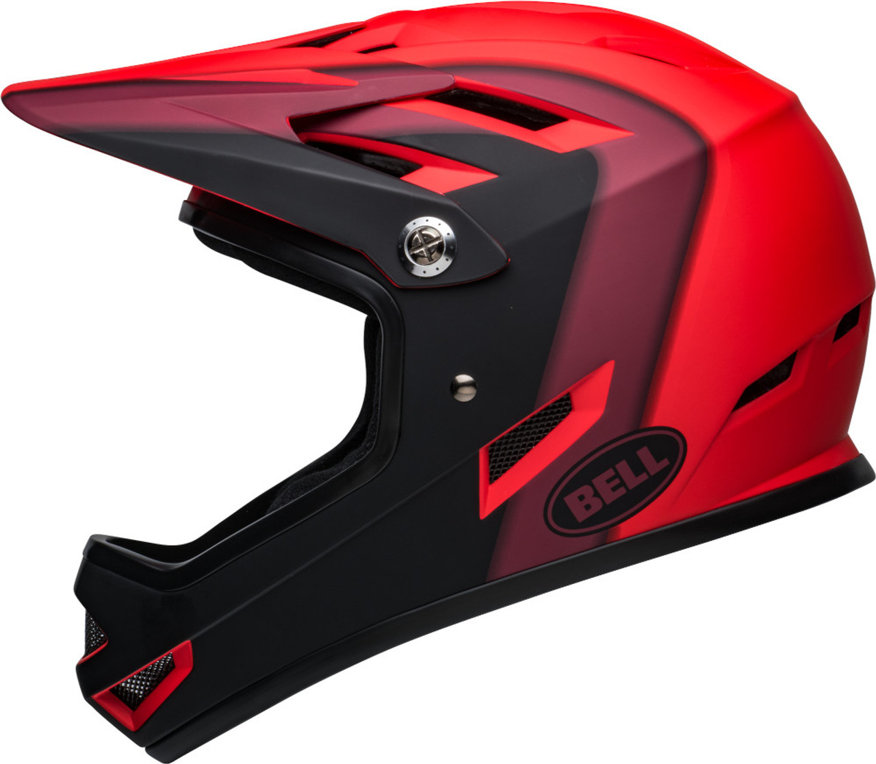 Bell Sanction MTB Helmet Matte Red/Black Presence - Pushys