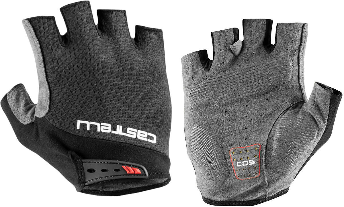 Castelli Entrata V Gloves Light Black Pushys