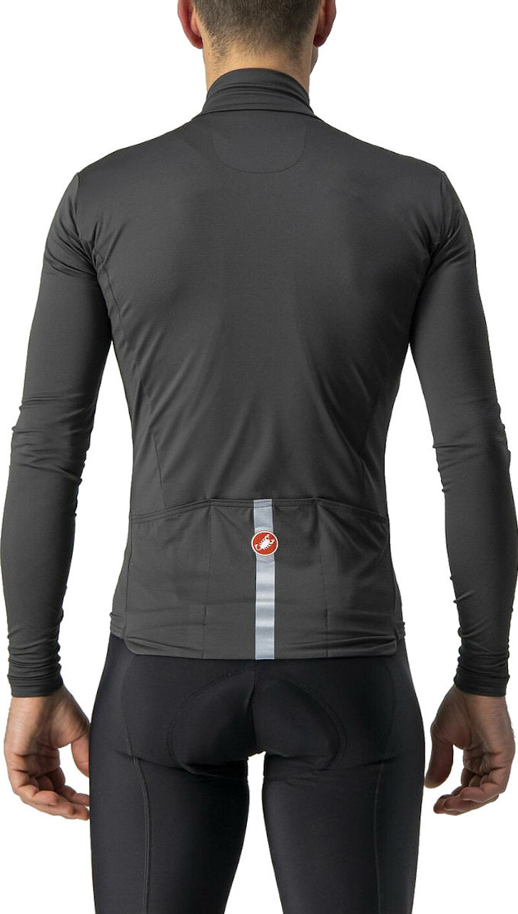 Castelli Pro Thermal Mid LS Jersey Dark Grey - Pushys