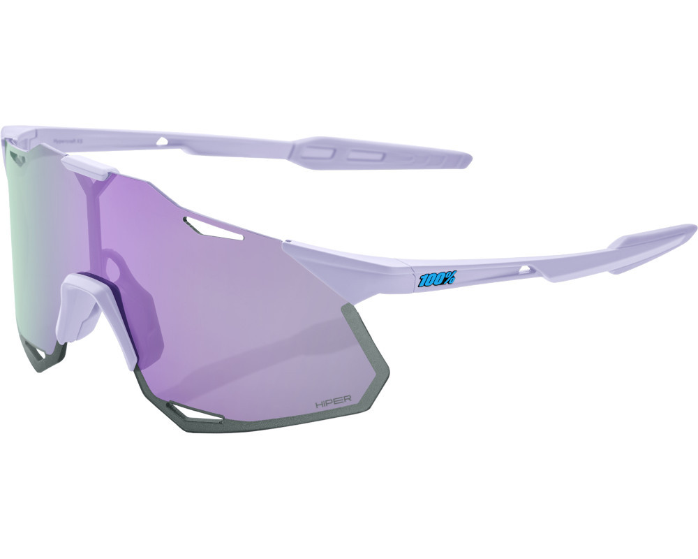 100% Hypercraft XS Sunglasses Soft Tact Lavender (HiPER Lavender