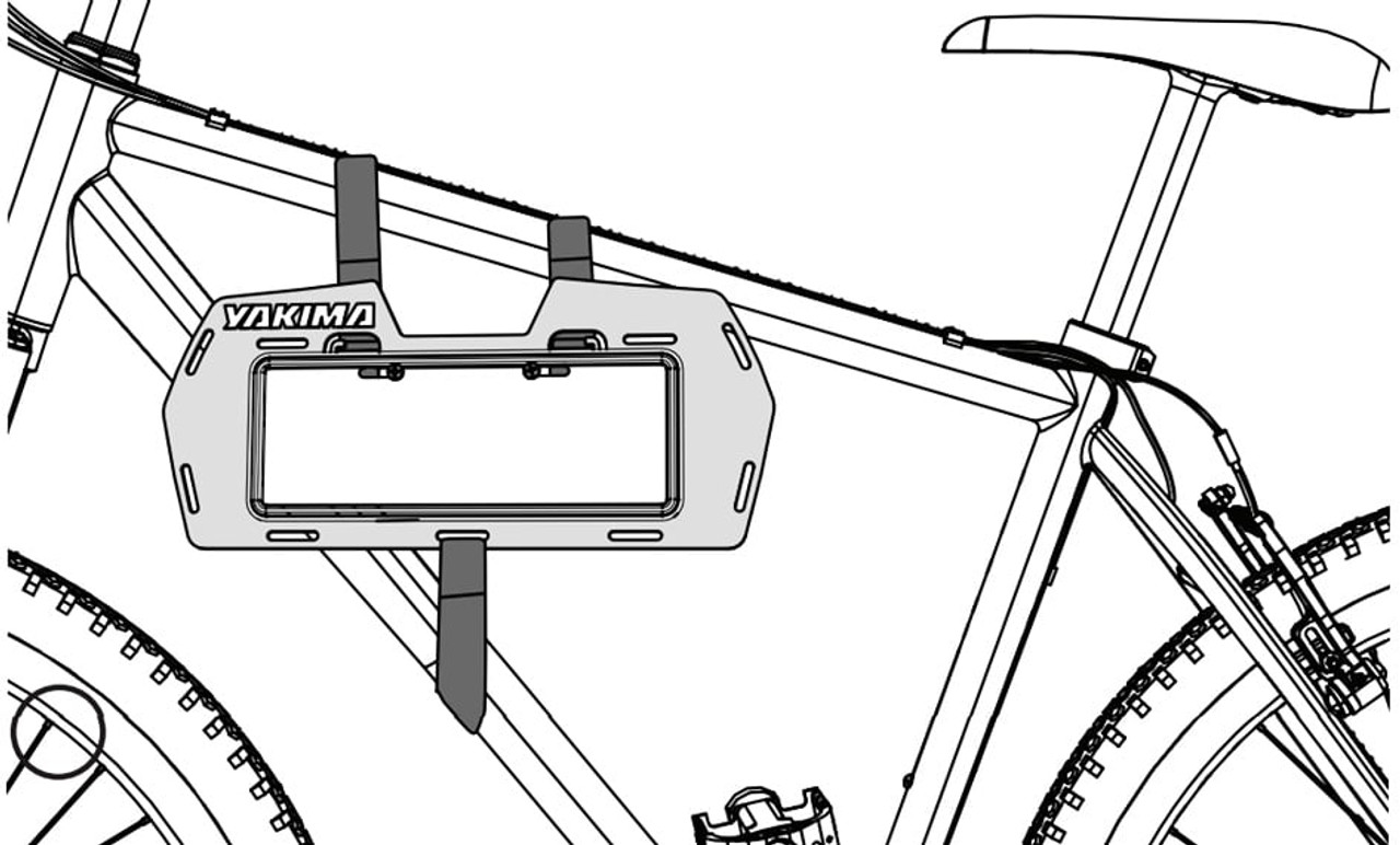 Yakima number deals plate holder