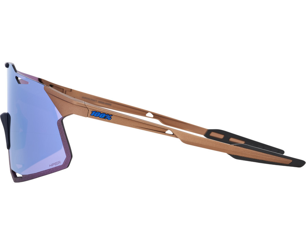 100% Hypercraft Sunglasses Matte Copper Chromium (HiPER Blue 