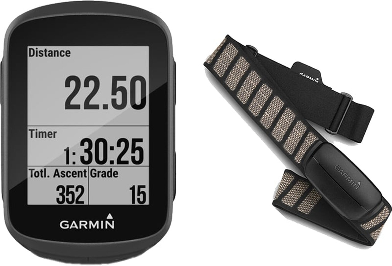 Garmin Edge 130 Plus GPS HRM-Dual Bike Computer Bundle