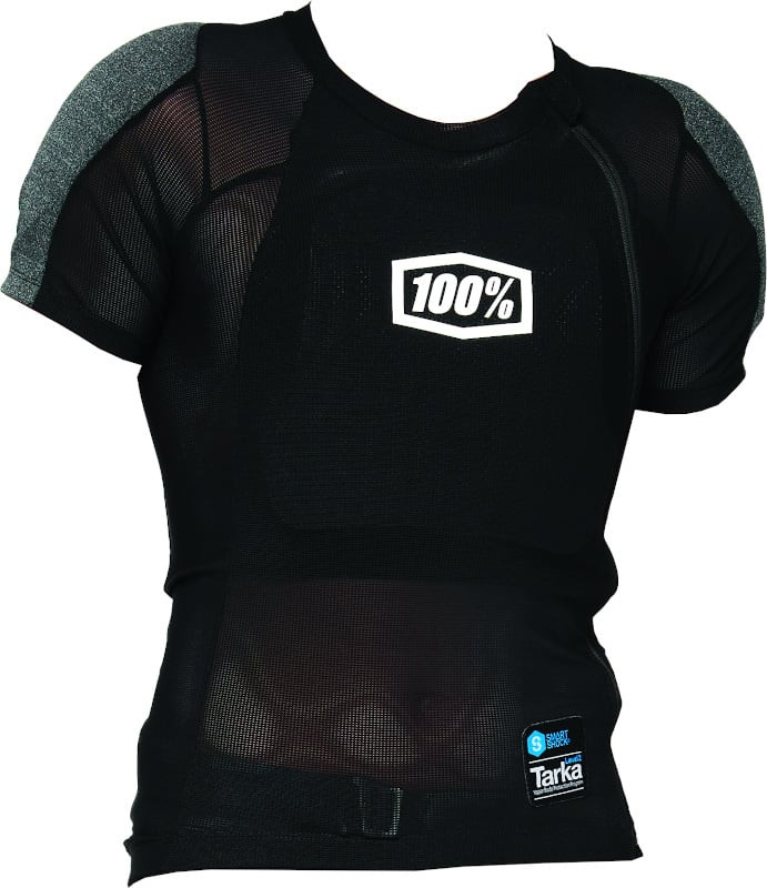 100% Tarka MTB SS Protective Tee Black - Pushys