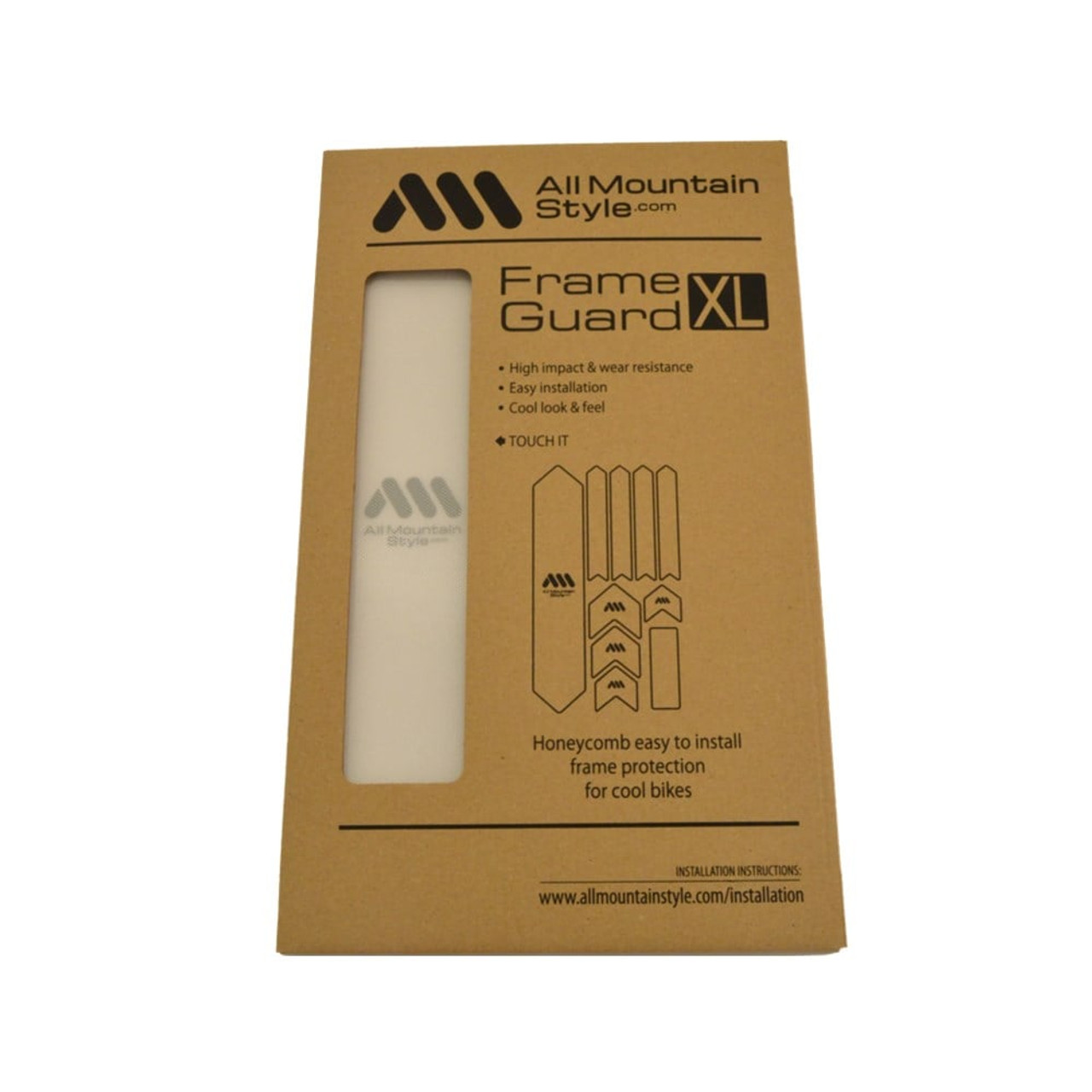 All Mountain Style AMS Frame Guard XL Clear/Silver - Pushys