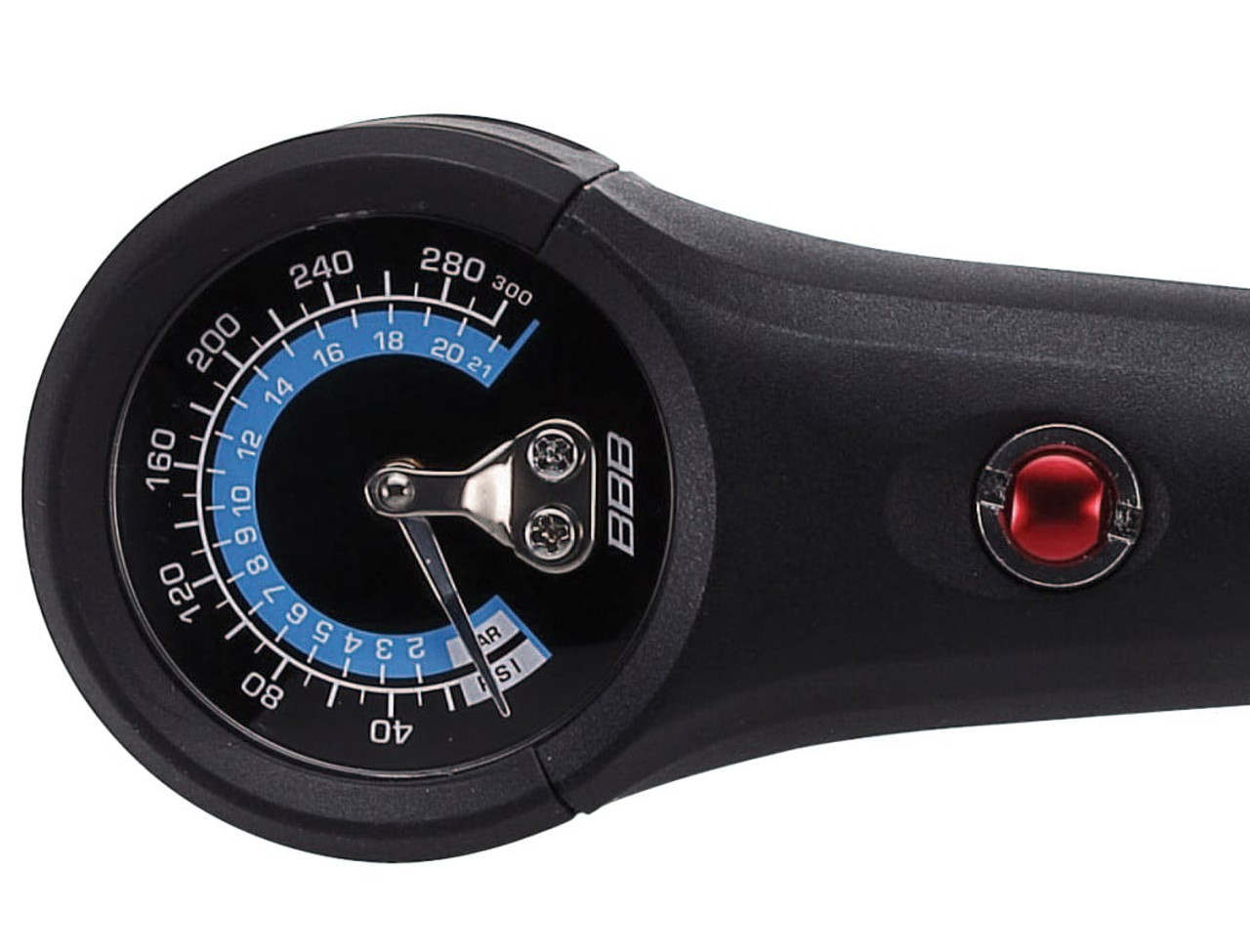 BBB BMP-39 DualPressure Combination Mini Pump w/Pressure Gauge - Bikebug